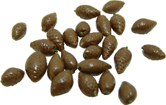 Dollhouse Pinecones 25 Count 1:12 Scale Miniature