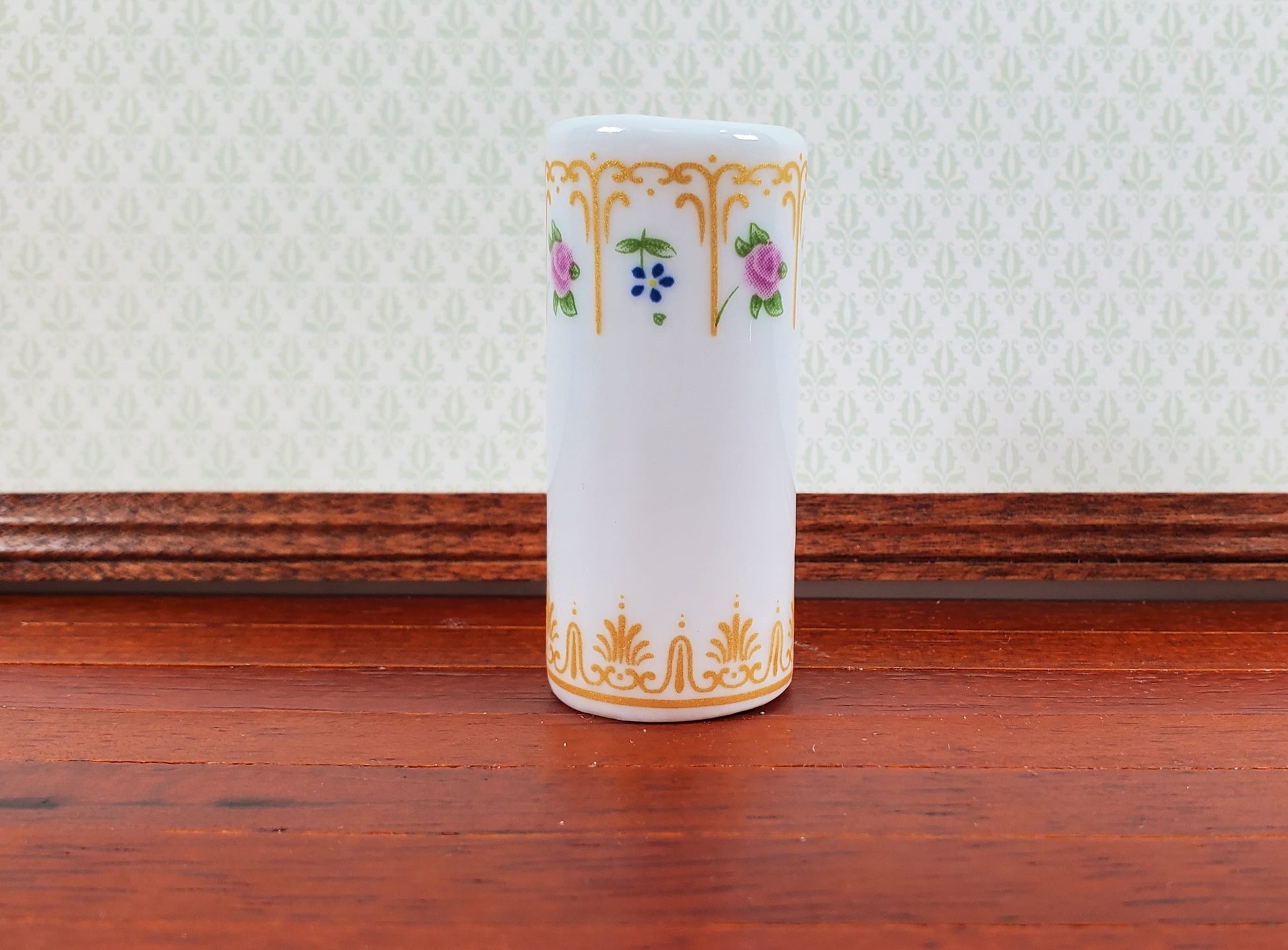 Dollhouse Miniature Umbrella or Cane Stand White Ceramic 1:12 Scale