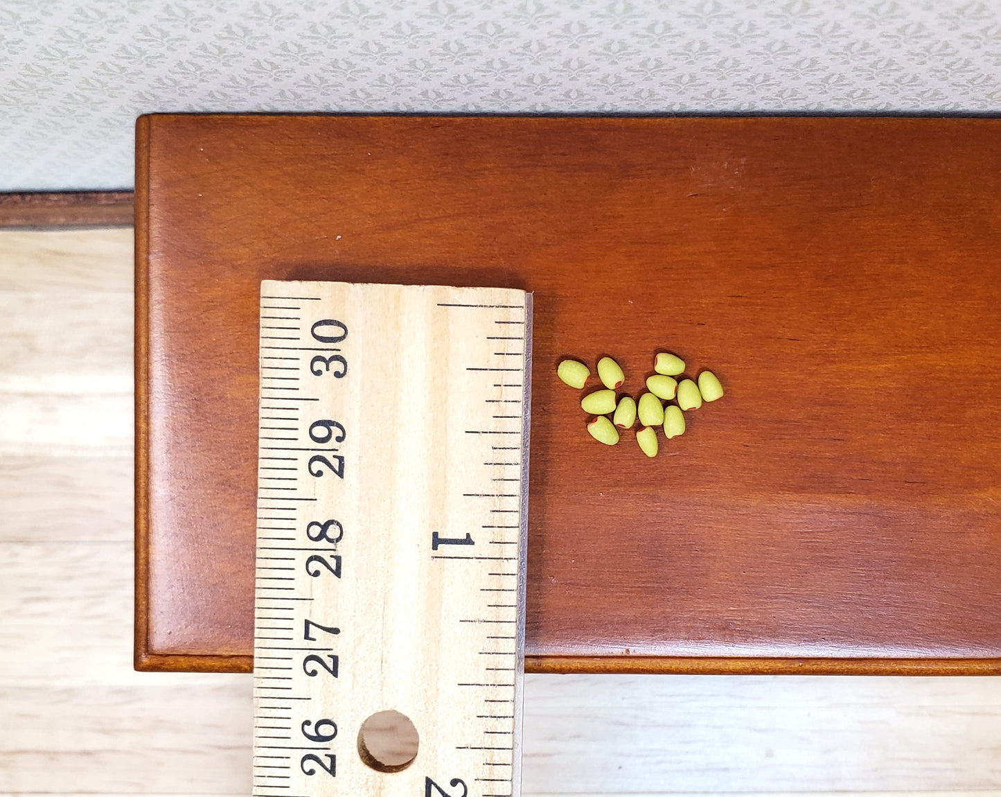 Dollhouse Green Olives with Pimento x12 1:12 Scale Miniature Food