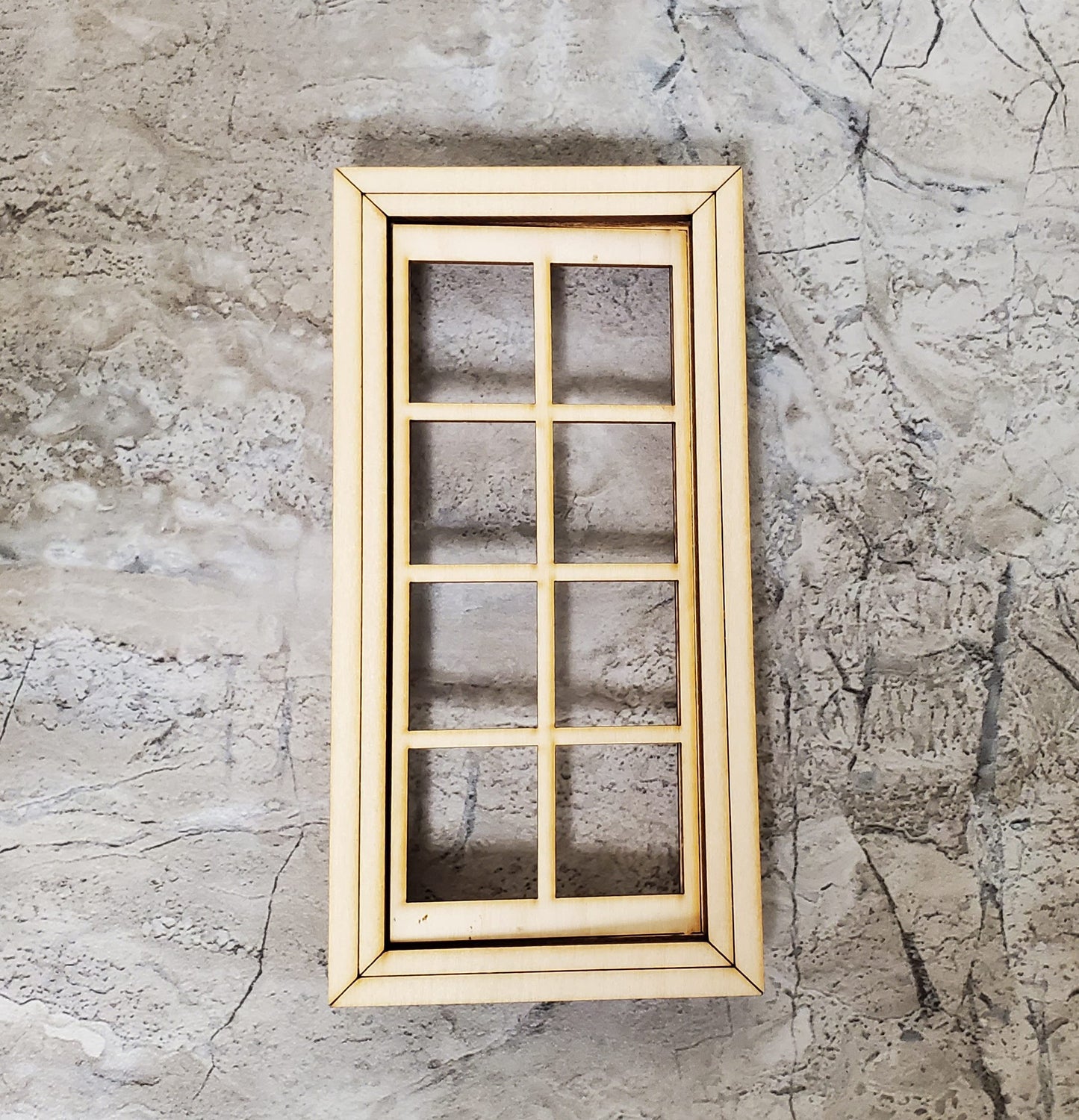 Dollhouse Working Window 8 Pane 1:12 Scale Miniature 404CW by Alessio