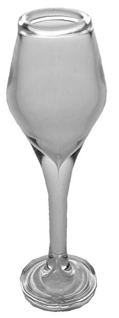 Dollhouse HALF SCALE Narrow Wine Glass 1:24 Miniature Kitchen Dining