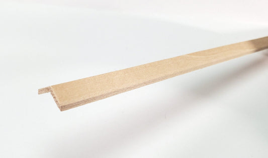 120 Degree Angle for Roof Trim 3/8" x 3/8" x 18" long NE1084 Scale Model Building - Miniature Crush