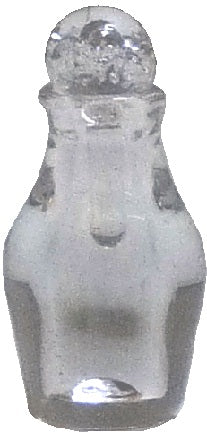 Dollhouse Glass Bottle with Top 1:12 Scale Miniature Decoration Perfume Vanity