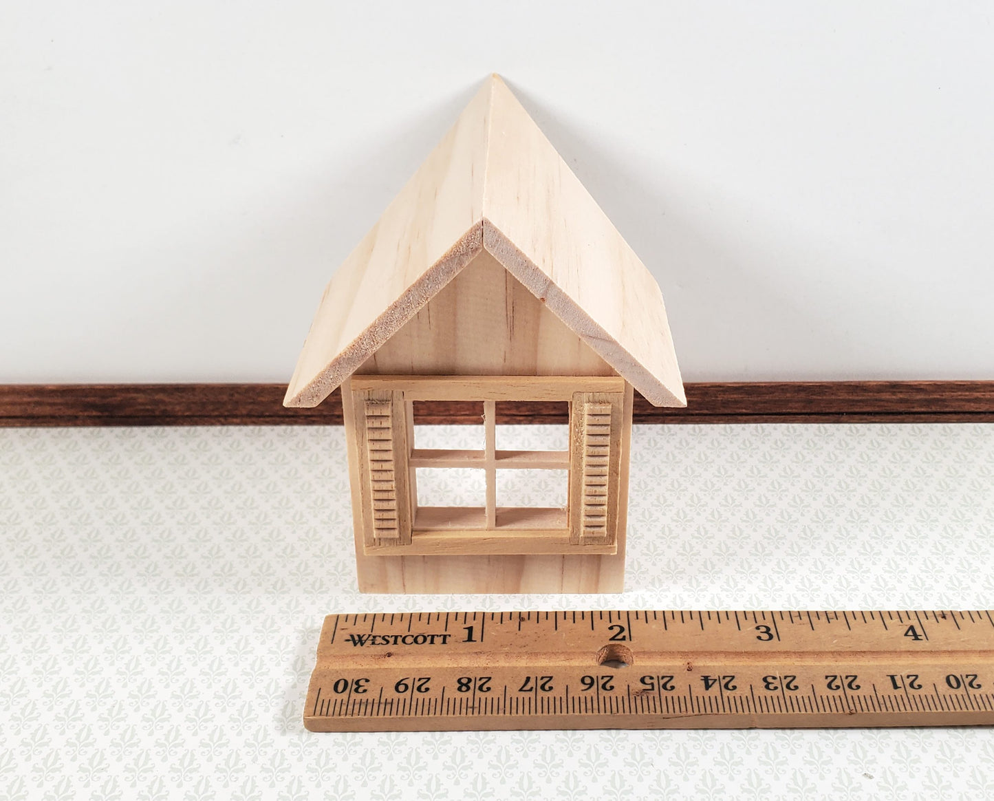 Dollhouse HALF SCALE Dormer Window Traditional Style 1:12 Scale Houseworks H7002