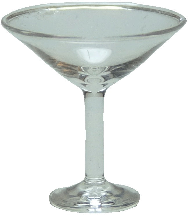 Dollhouse Martini Glass 1:12 Scale Miniature Kitchen