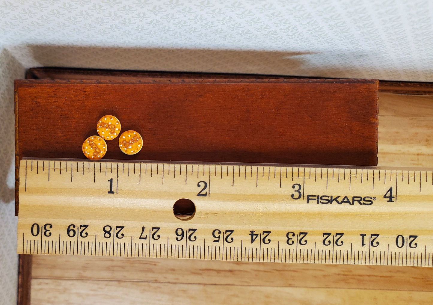 Dollhouse Boo Cookies Set of 3 1:12 Scale Miniatures Food Kitchen Bakery Dessert