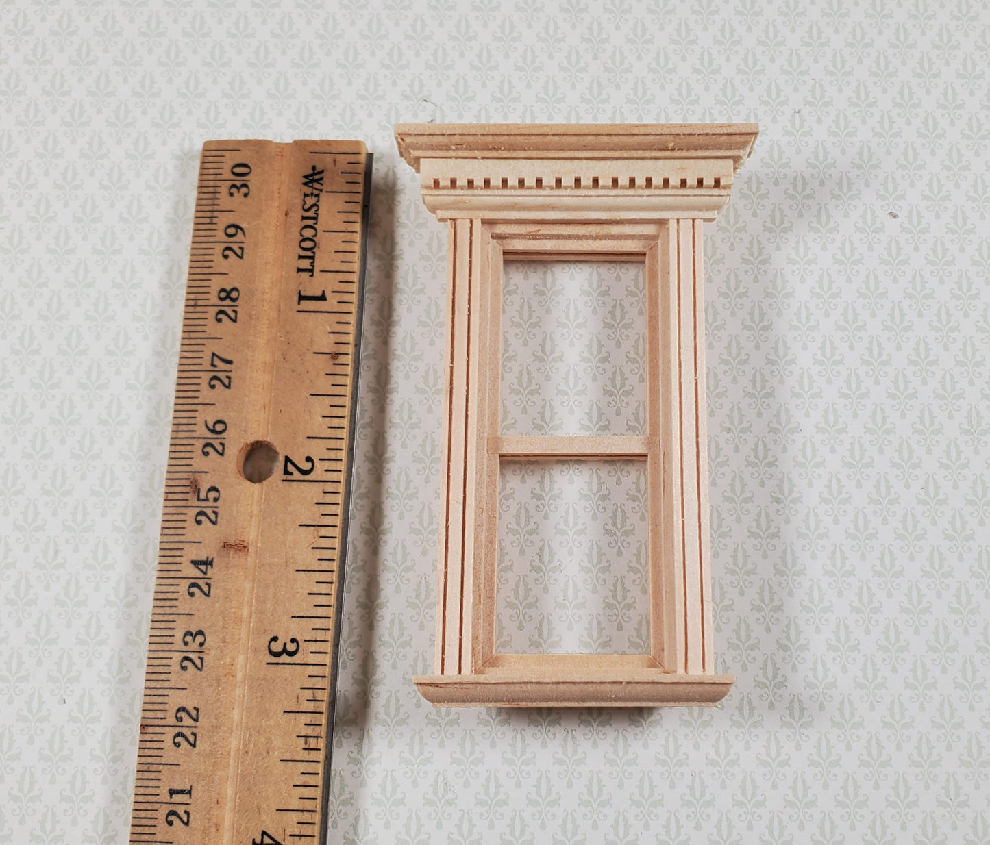 Dollhouse HALF SCALE 1:24 Window Yorktown Interior Trim Wood H5051 Houseworks