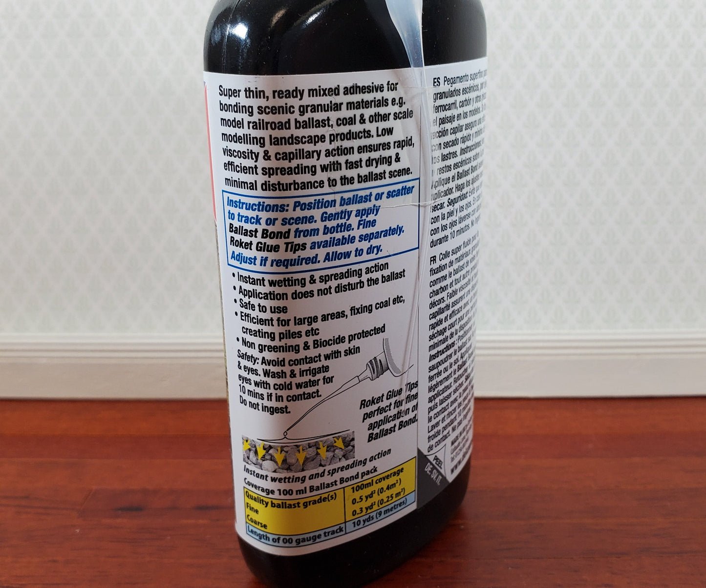 Ballast Bond Liquid Adhesive Deluxe Materials 100 ml Model Trains Railroads