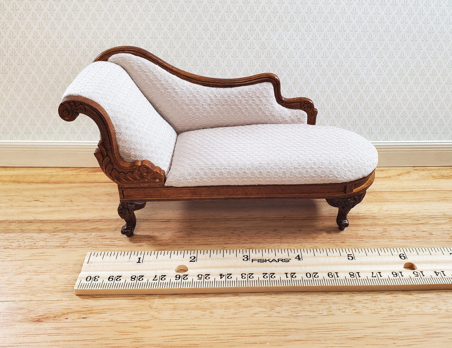 JBM Dollhouse Chase Lounge Sofa French Victorian1:12 Miniature Furniture Couch