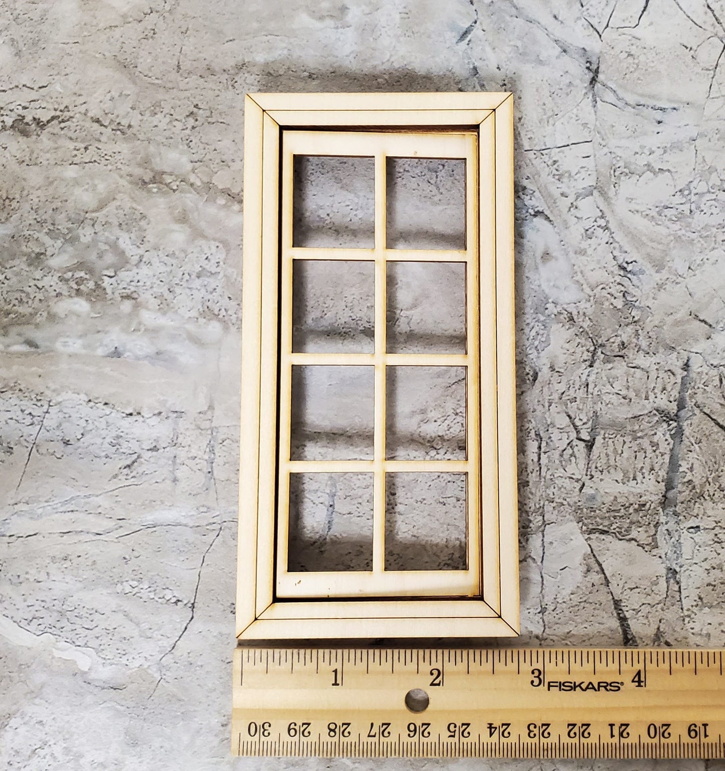 Dollhouse Working Window 8 Pane 1:12 Scale Miniature 404CW by Alessio