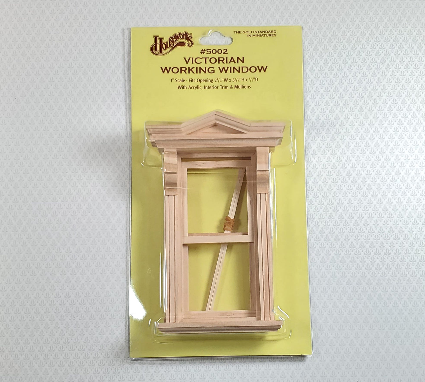 Dollhouse Window Victorian Working 1:12 Scale Miniature Houseworks #5002
