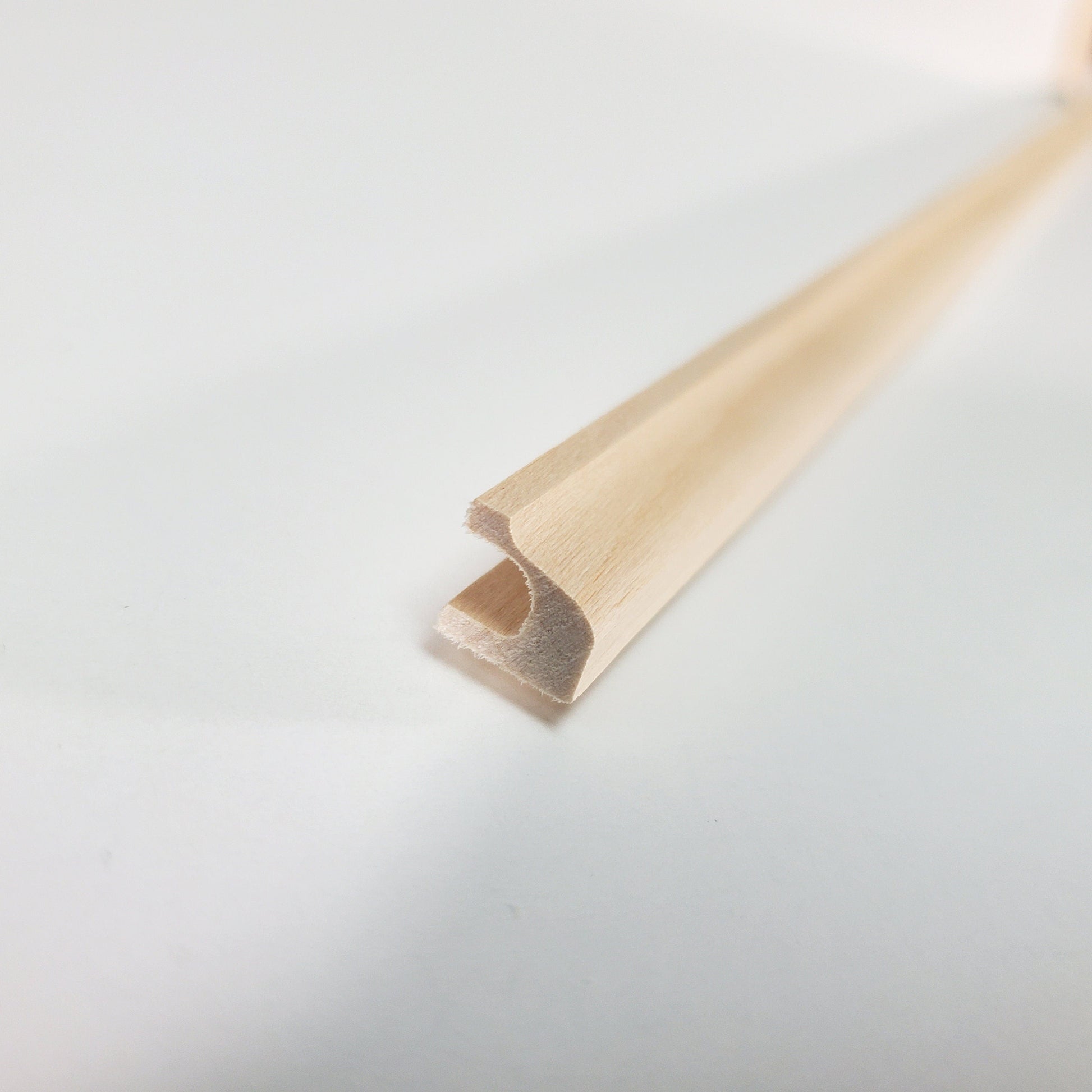 Dollhouse Rain Gutter Trim Molding Miniature Building 3/8" x 18" NE956