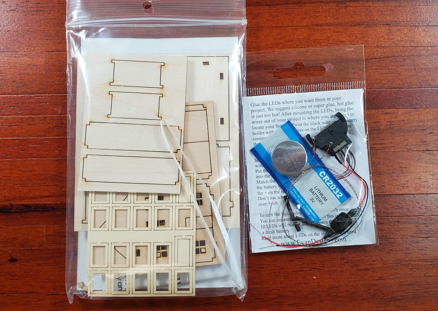 Dollhouse 1:144 Scale DIY Kit Grandpa's Toy House Electric with Wallpaper