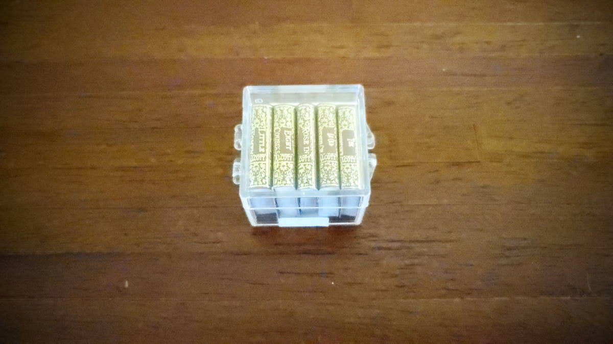 Dollhouse Miniature Book Set x5 Louisa May Alcott 1:12 Scale (blank inside)