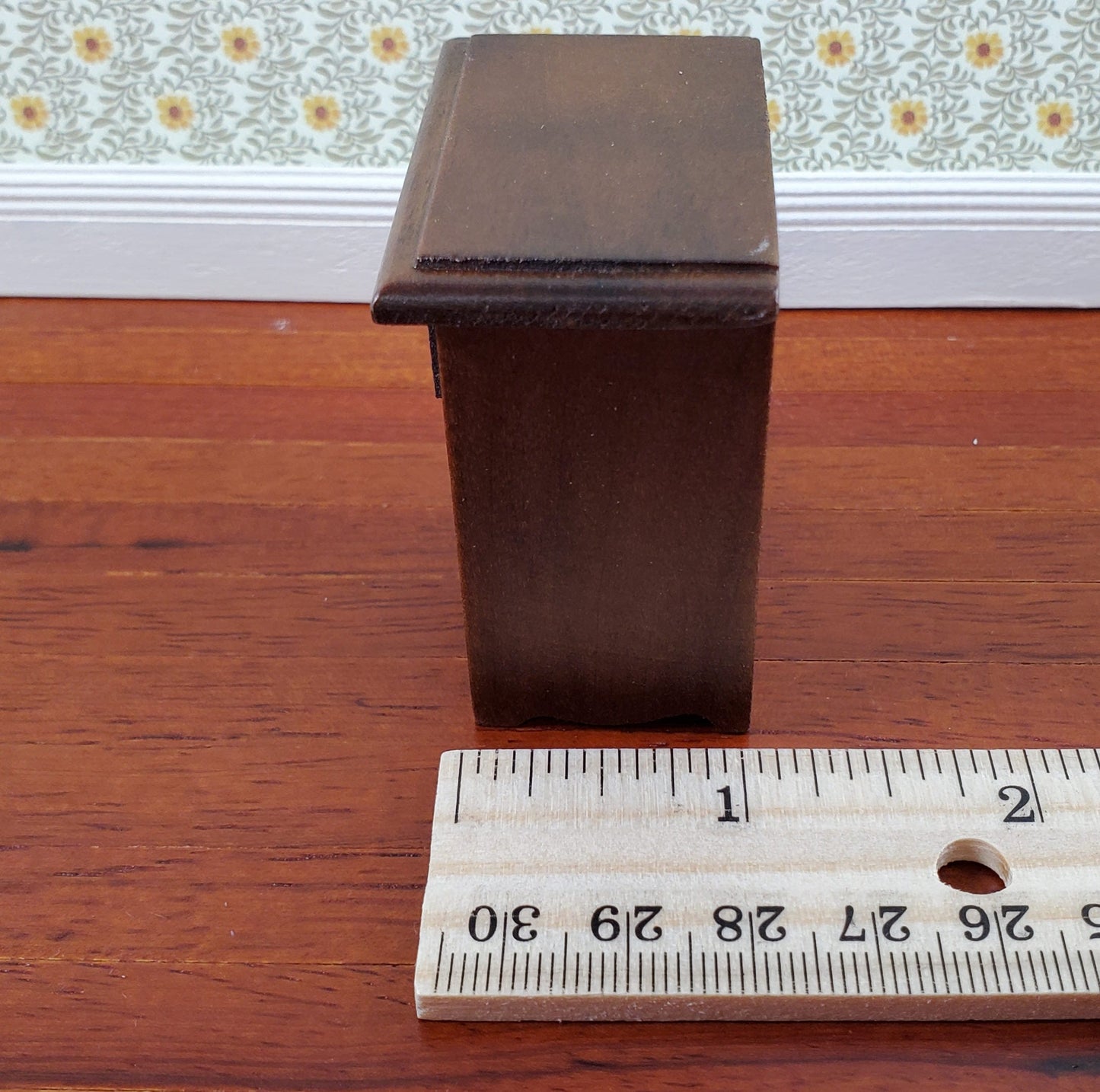 Dollhouse Miniature Nightstand Side Table with Drawer 1:12 Scale Furniture