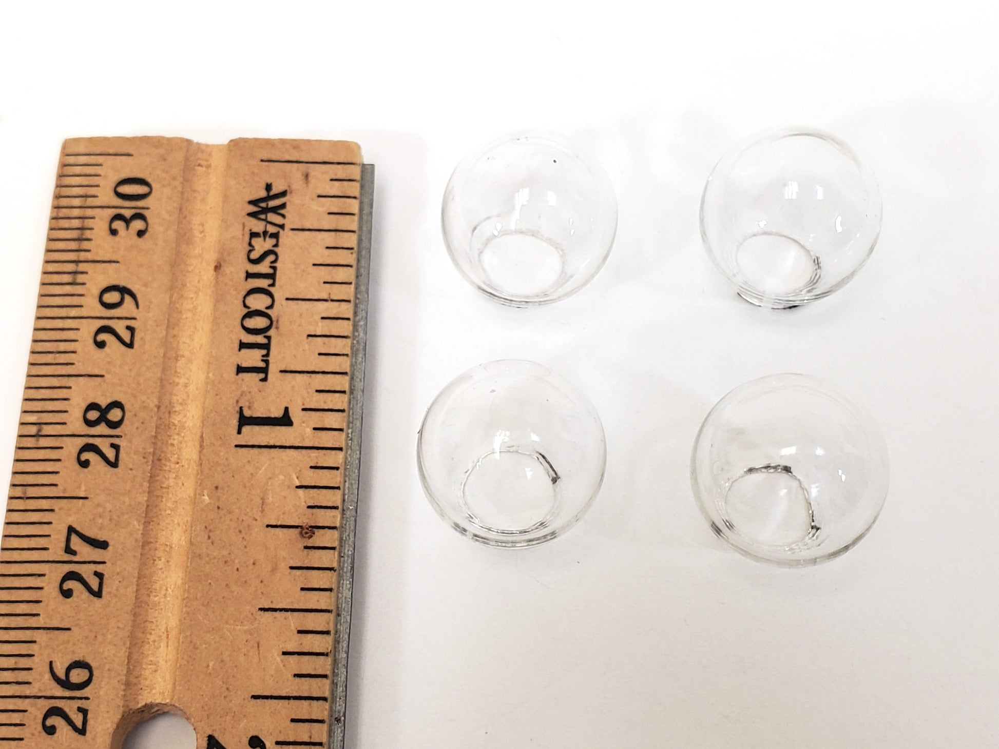 Dollhouse Glass Globe Shade Clear 1:12 Scale Miniature DIY Lamps Handley House MH693