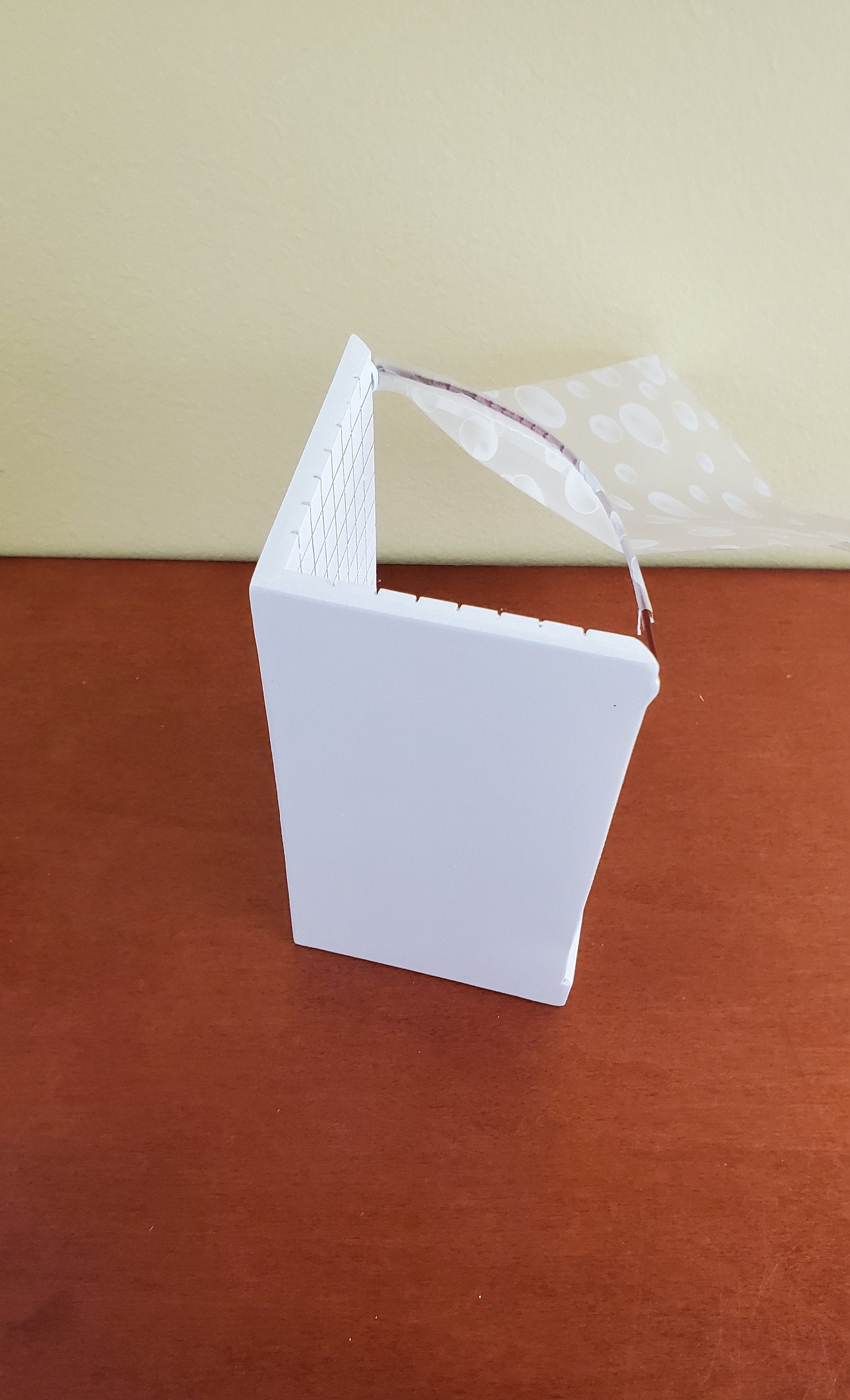 Dollhouse Corner Shower Modern 1:12 Scale Miniature Bathroom White Tile