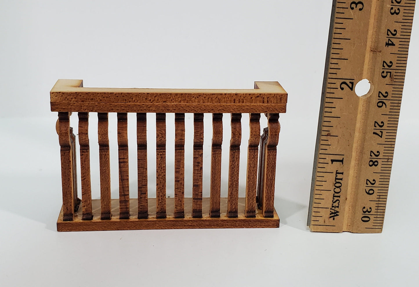 Dollhouse Balcony Gate for Window Square Narrow DIY 1:12 Scale Miniature 3"