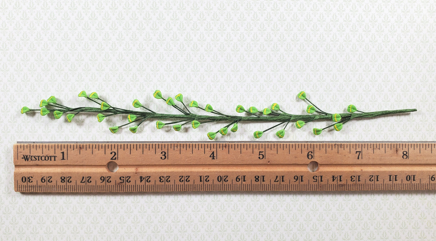 Dollhouse Clover Vine 1:12 Scale Miniature Garden Plant Greenery