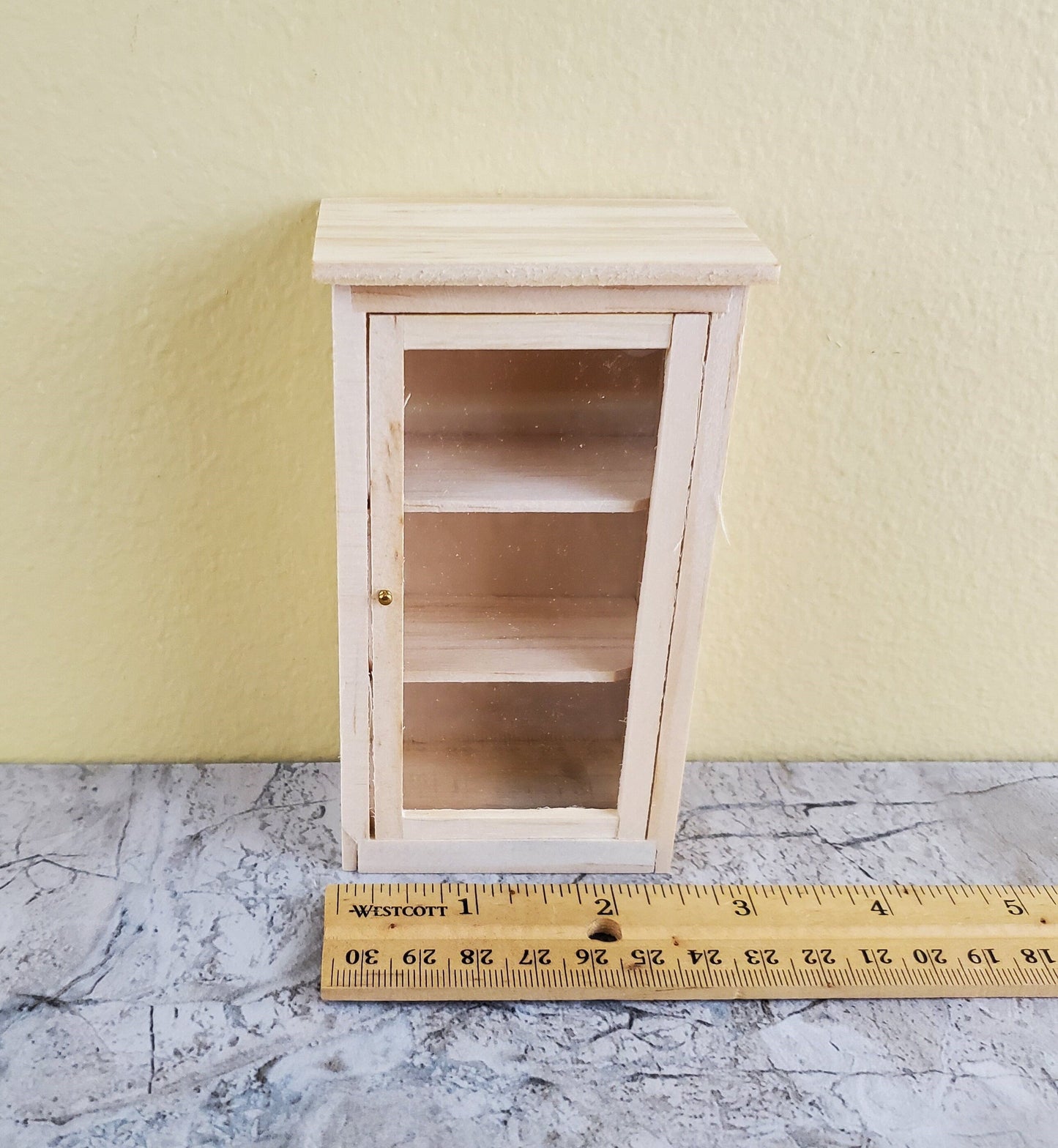 Dollhouse Jelly or Larder Cabinet Cupboard 1:12 Scale Kitchen Furniture Unpainted