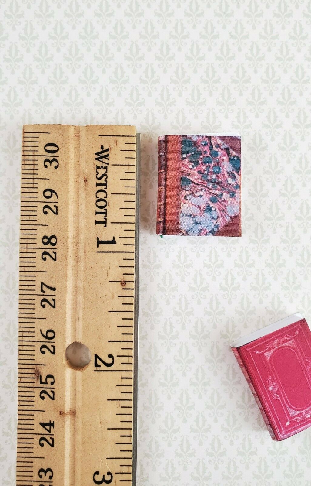 Dollhouse Miniature Book Set x10 Antique Style Set #3 1:12 Scale (blank inside) Handmade