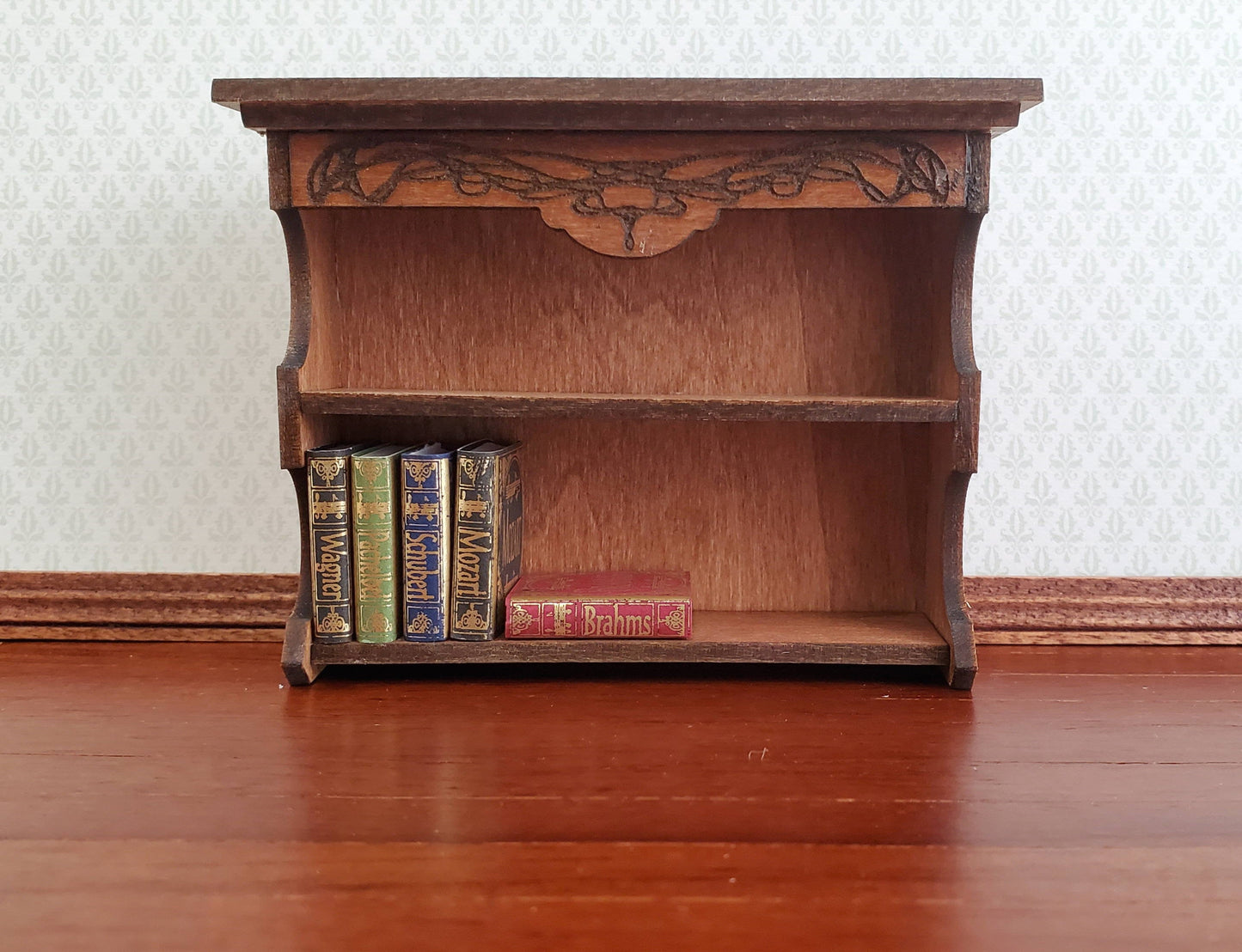 Dollhouse Miniature Books x5 Composers Set 1:12 Scale (blank inside)