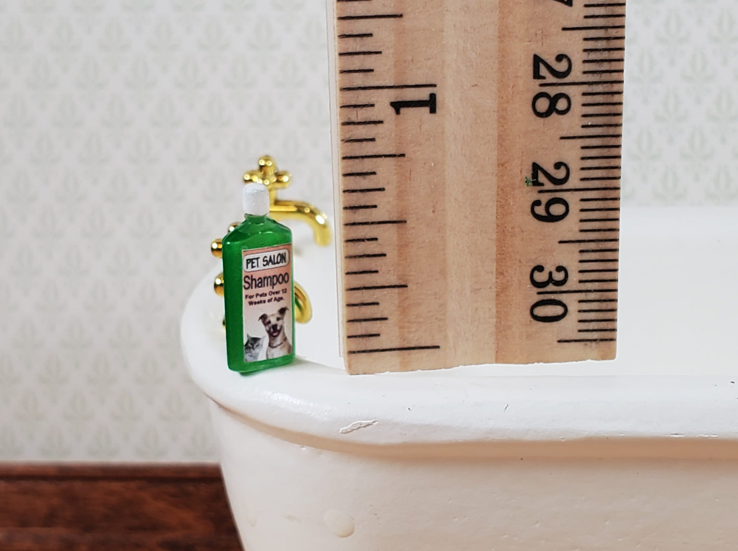 Dollhouse Pet Shampoo for Dogs and Cats 1:12 Scale Miniature Decor