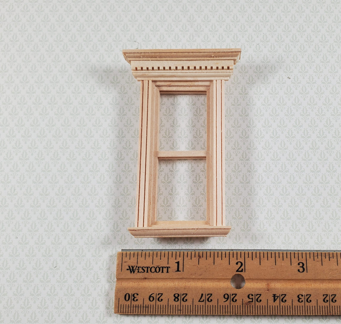 Dollhouse HALF SCALE 1:24 Window Yorktown Interior Trim Wood H5051 Houseworks