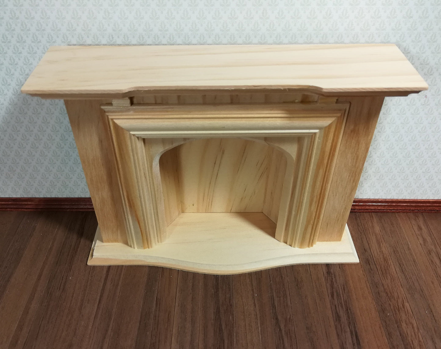 Dollhouse Miniature Fireplace Large by Houseworks DIY 1:12 Scale Furniture Unfinished