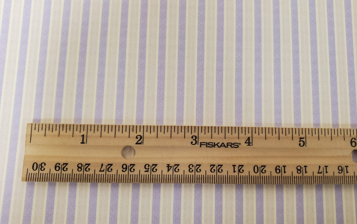 Dollhouse Wallpaper Lavender Purple Stripes 1:12 Scale Miniature by Itsy Bitsy