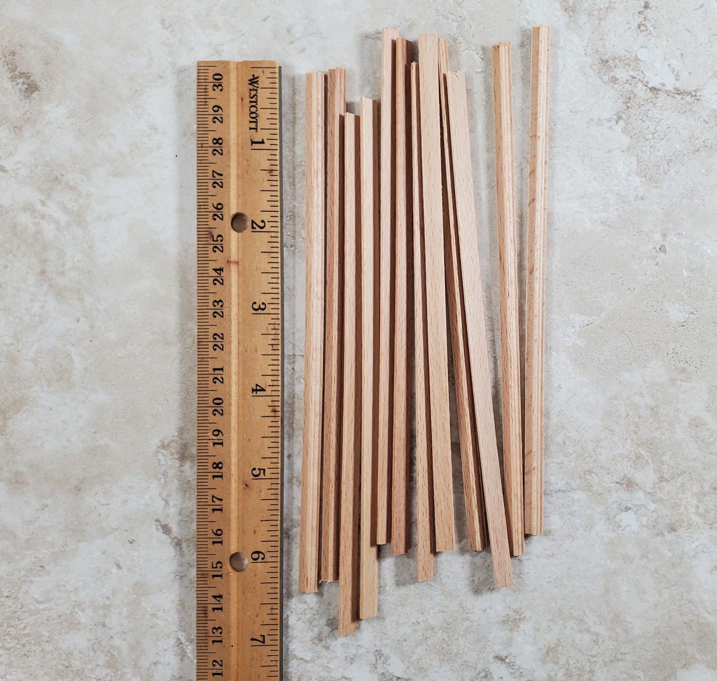 Dollhouse Picture Frame Trim 6" Pieces x12 or Picture Rail Molding 1:12 Scale