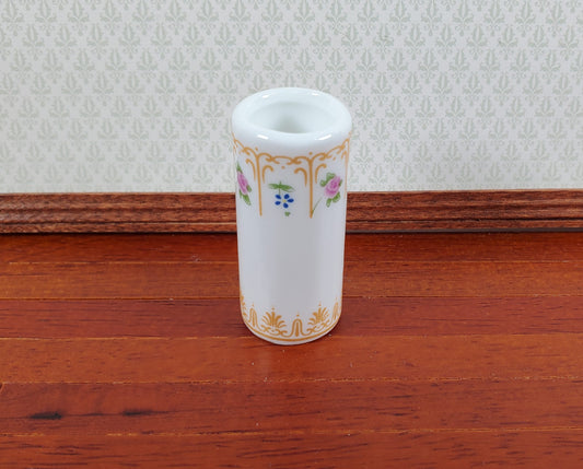 Dollhouse Miniature Umbrella or Cane Stand White Ceramic 1:12 Scale