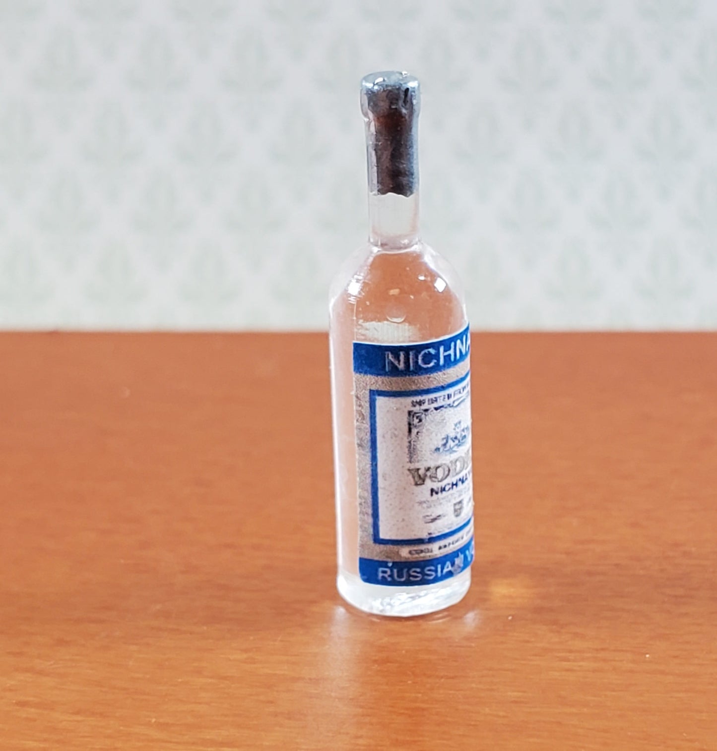 Dollhouse Bottle of Vodka 1:12 Scale Miniature Drinks Handmade