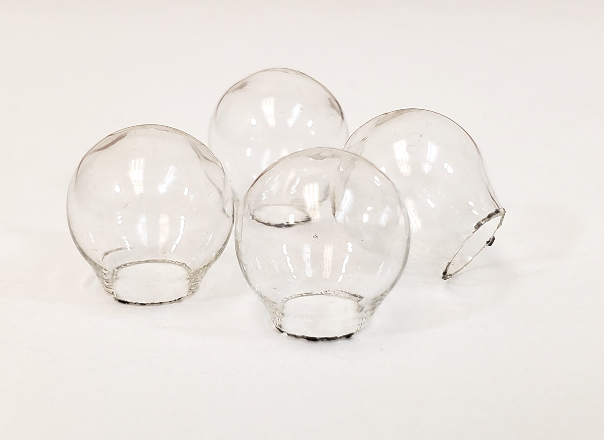 Dollhouse Glass Globe Shade Clear 1:12 Scale Miniature DIY Lamps Handley House MH693