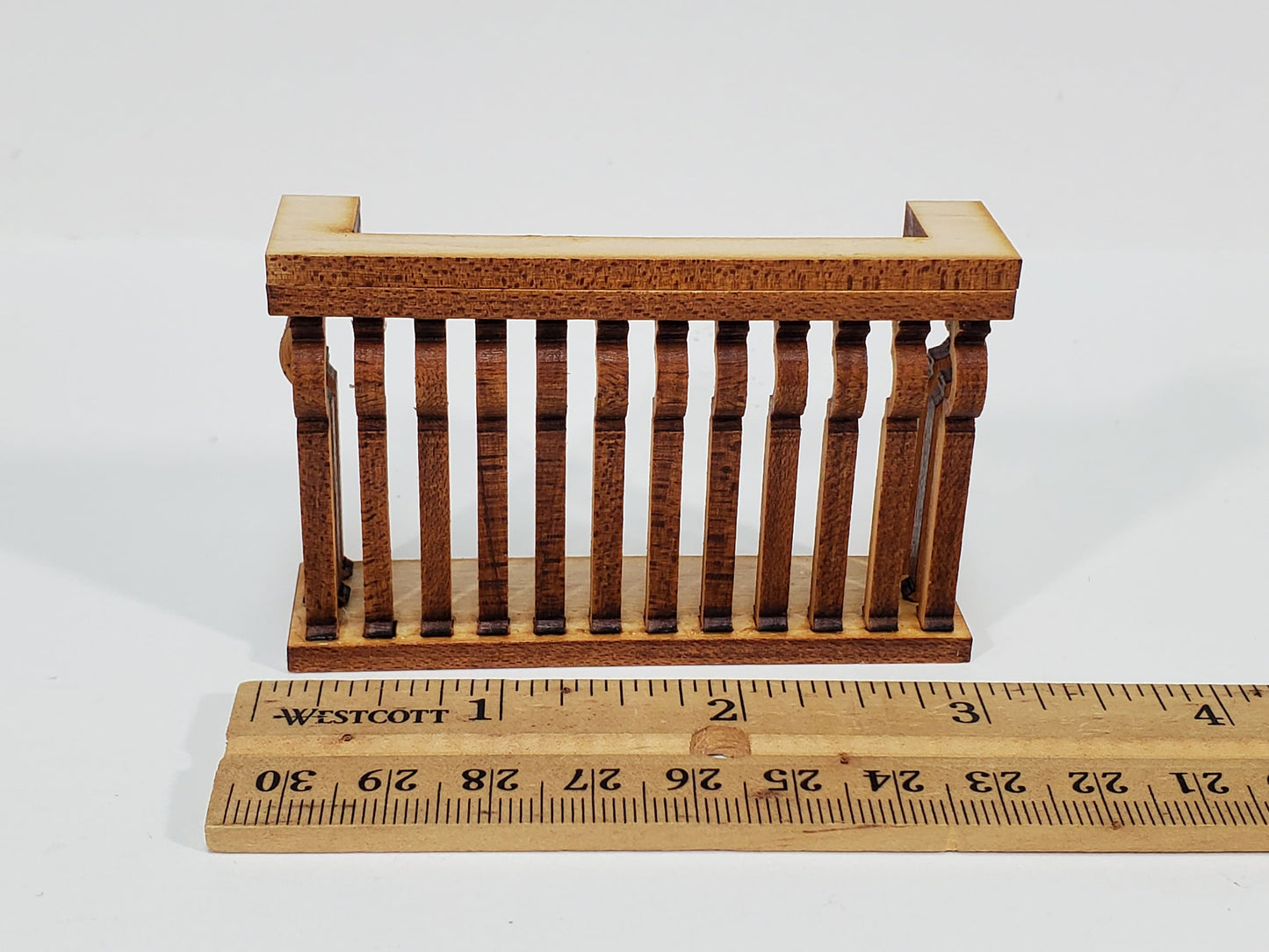 Dollhouse Balcony Gate for Window Square Narrow DIY 1:12 Scale Miniature 3"