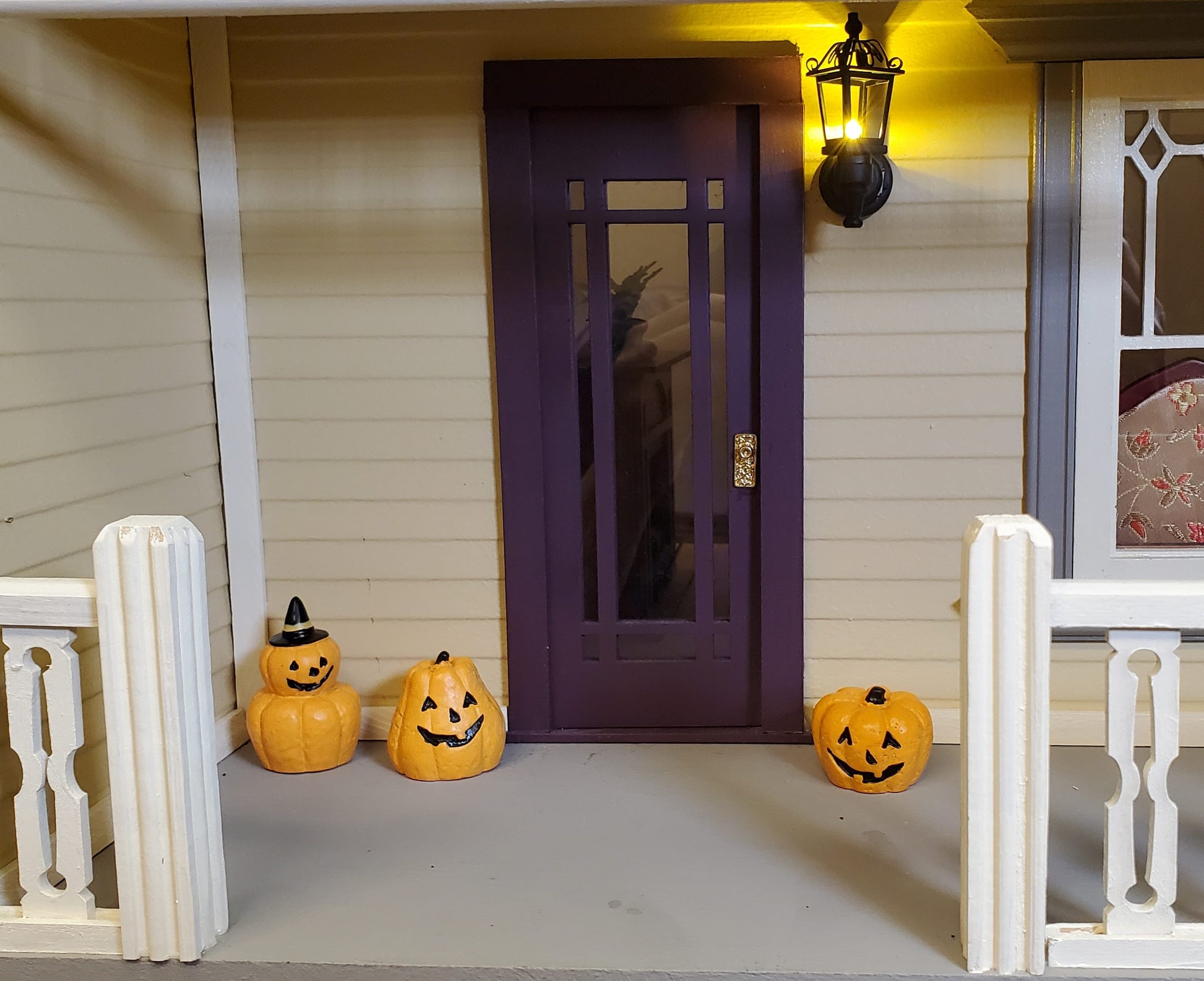 Dollhouse Pumpkins Set of 3 Halloween Decor 1:12 Scale Miniatures