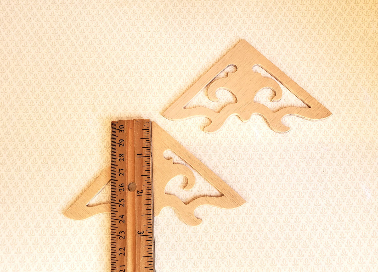 Dollhouse Miniature Gable Apex Trim Large Victorian Classic Style 1:12 Scale Decoration