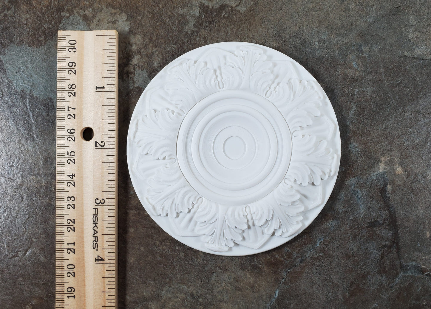 Dollhouse Ceiling Rose Medallion for Battery Lights 1:12 Scale Miniature MC176W