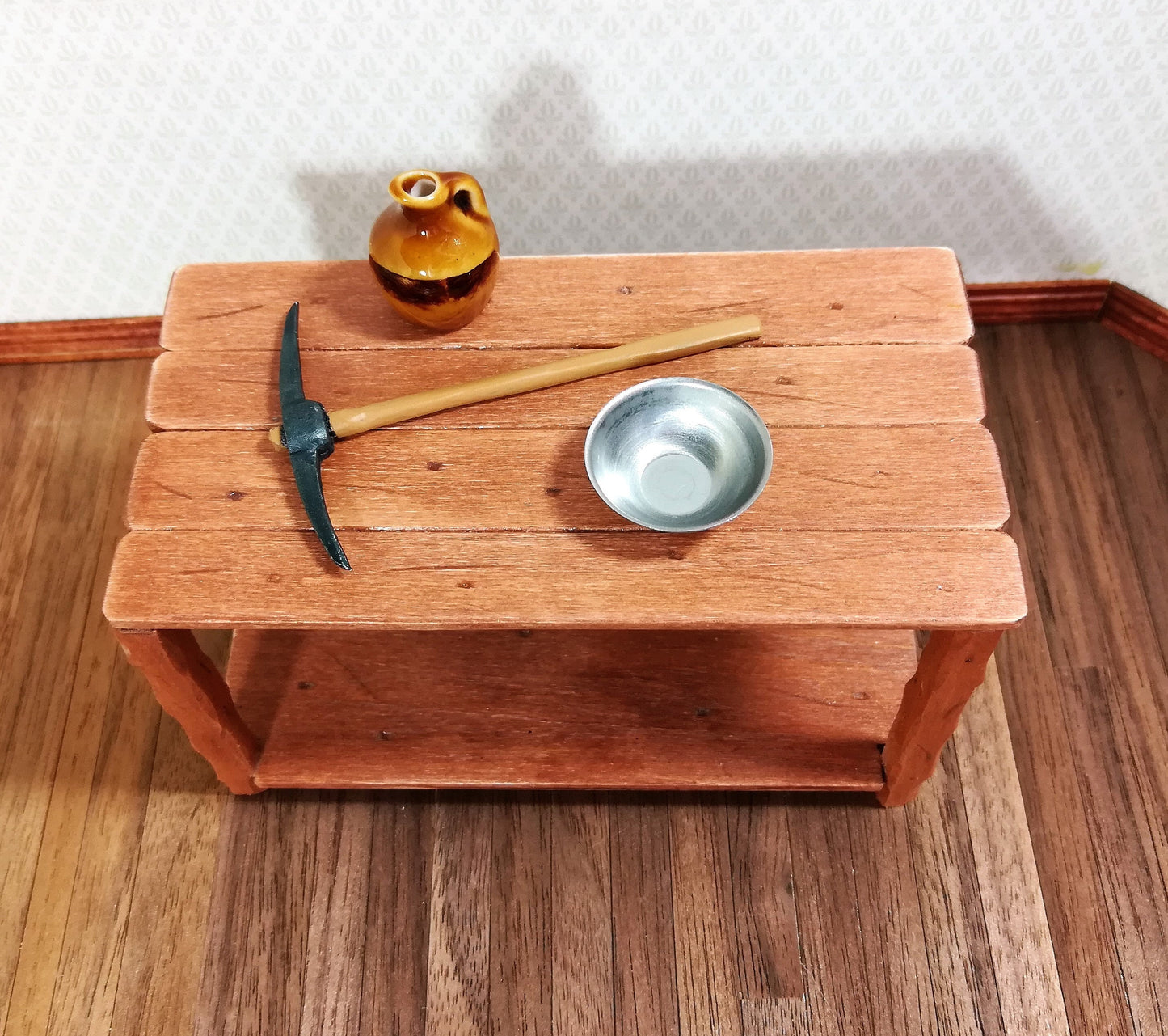 Dollhouse Miniature Pick Axe Large Gold Miners Tool 1:12 Scale Metal