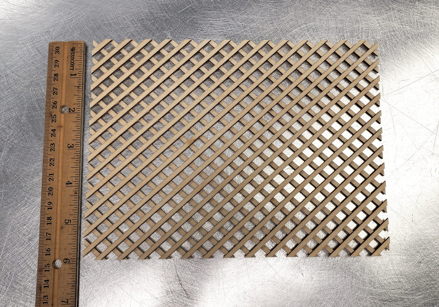 Dollhouse Lattice Panel 8x6 Garden Decorative Wood 1:12 Scale Miniature