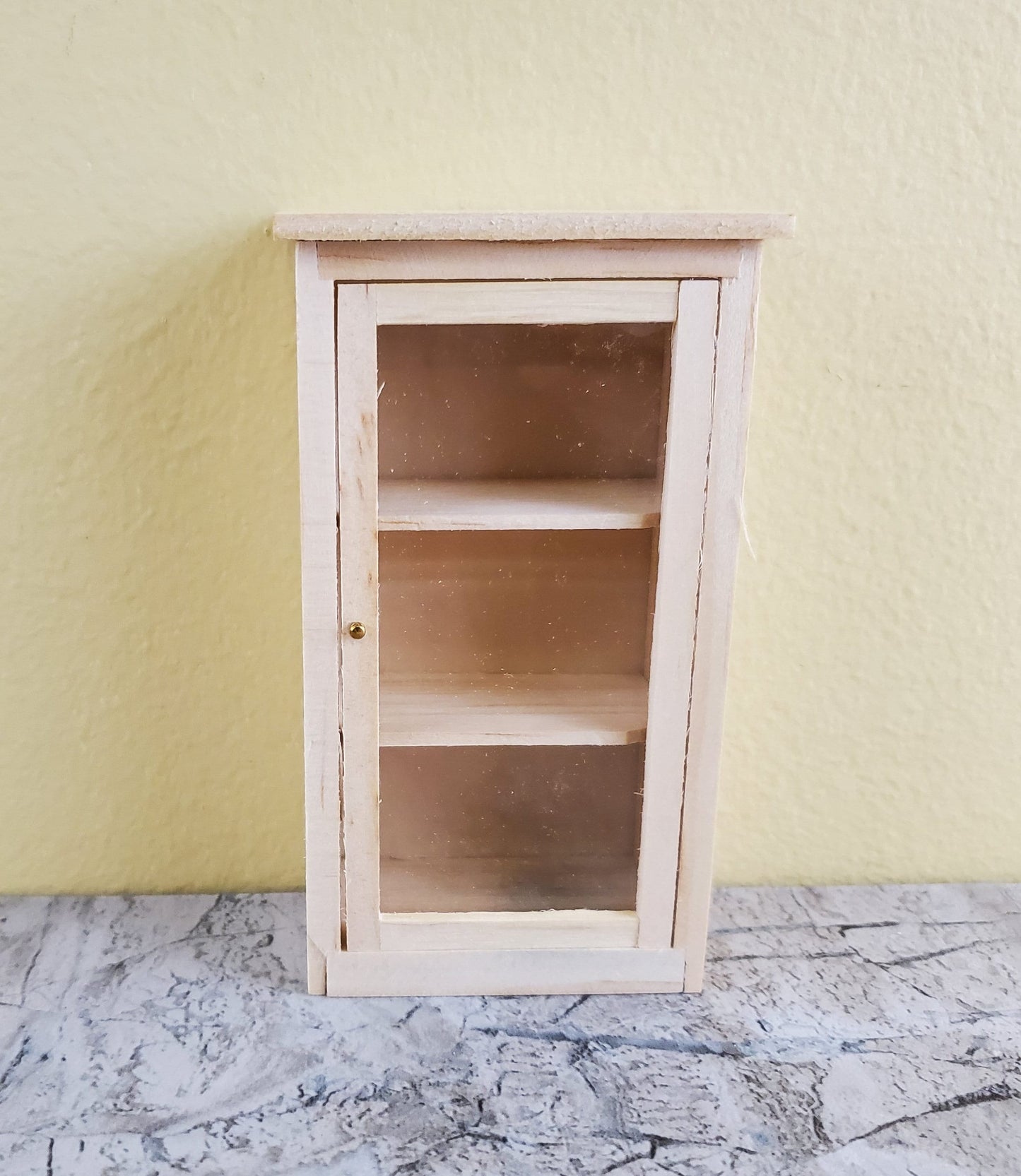 Dollhouse Jelly or Larder Cabinet Cupboard 1:12 Scale Kitchen Furniture Unpainted