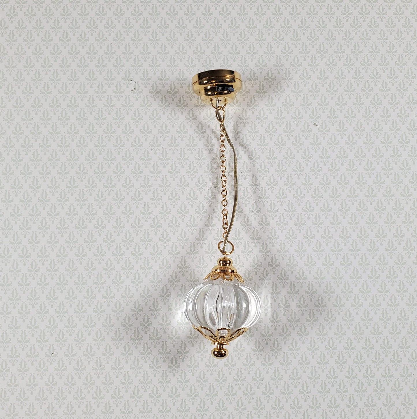 Dollhouse Battery Bead Ceiling Light 1:12 Scale Miniature Houseworks 2557