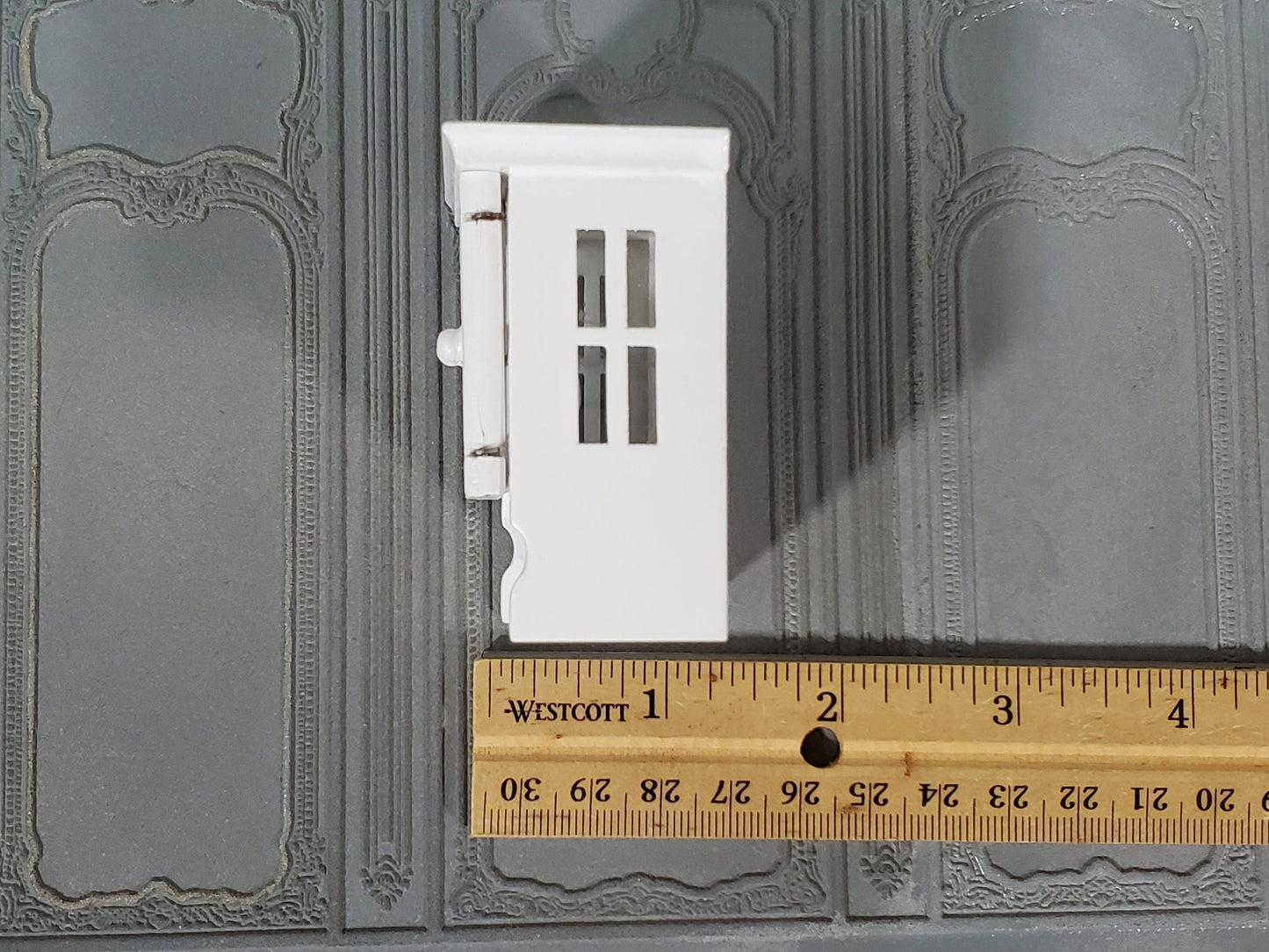 Dollhouse Hanging Cabinet with Doors Small for Kitchen or Bathroom 1:12 Scale Miniature Furniture