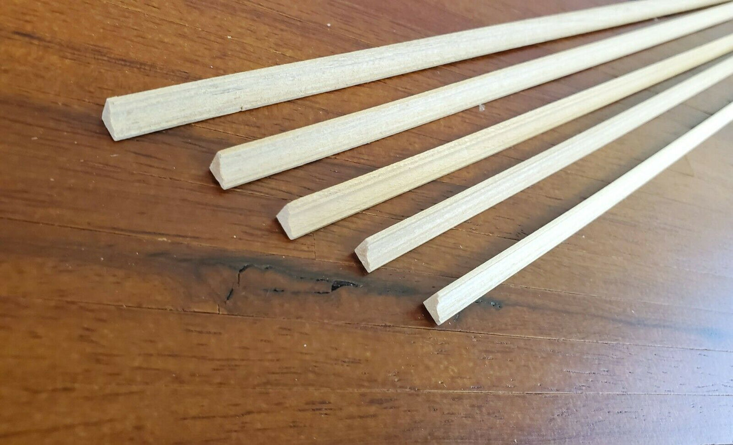 Dollhouse Miniature Half Scale Crown Cornice Molding Trim 5 Pieces 18" long 1:24