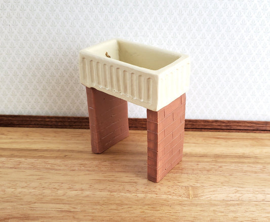 Dollhouse Scullery Utility Sink Vintage Style Resin 1:12 Scale