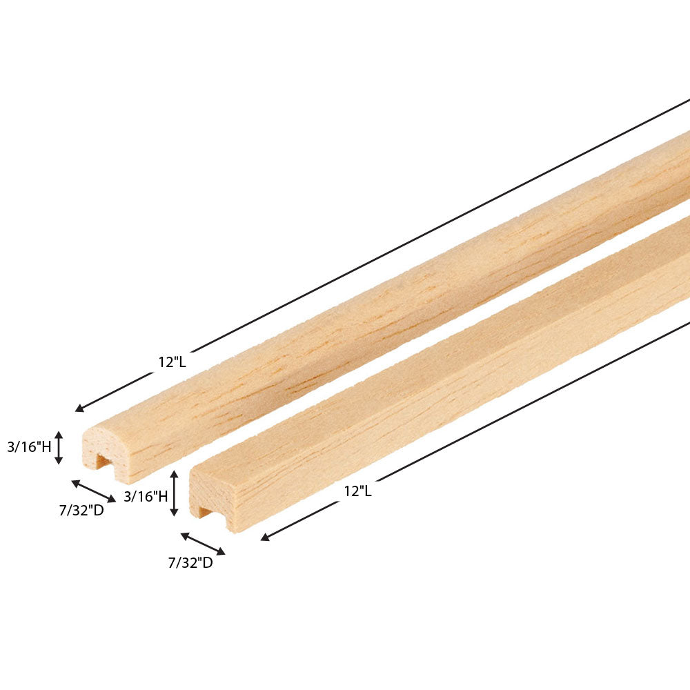 Dollhouse HALF SCALE Porch Railing 2 Sets Top & Bottom 1:24 Houseworks H7011