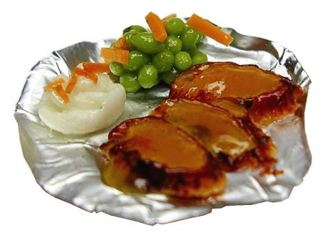 Dollhouse Beef Pot Roast with Mashed Potatoes 1:12 Scale Miniature Food Kitchen