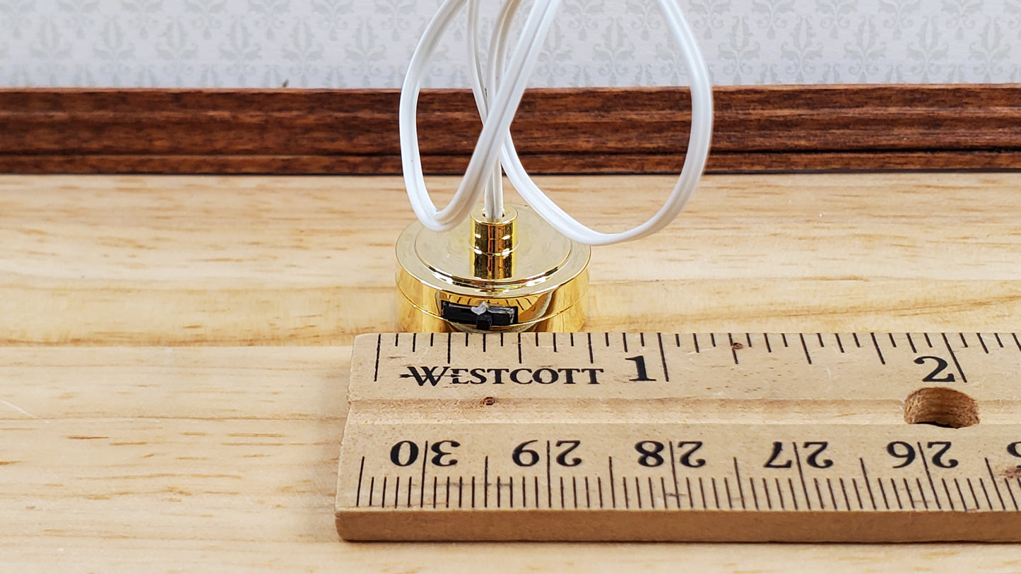 Miniature Battery Light Bulb on String Bright White Light Fairy Light Dollhouses