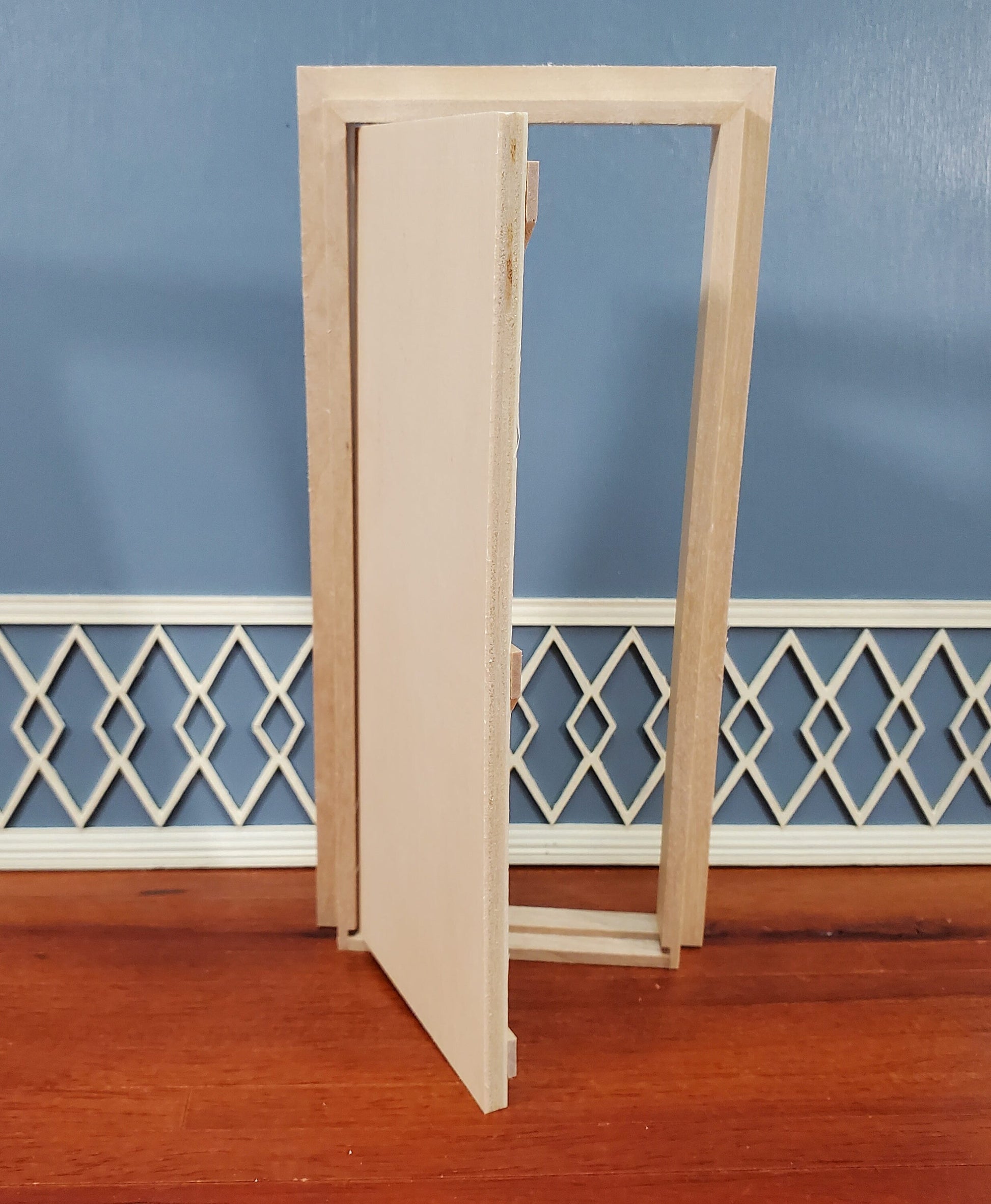Dollhouse Door Ledged & Braced Farm House Style Exterior 1:12 Scale Miniature