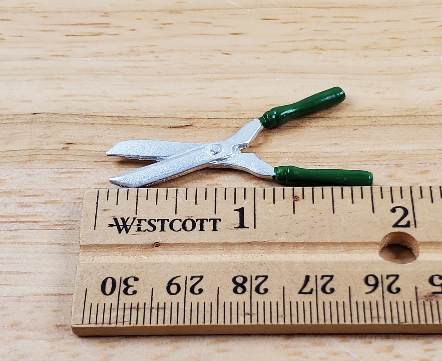 Dollhouse Hedge Clippers Metal Miniature Garden Accessories Tools 1:12 Sale